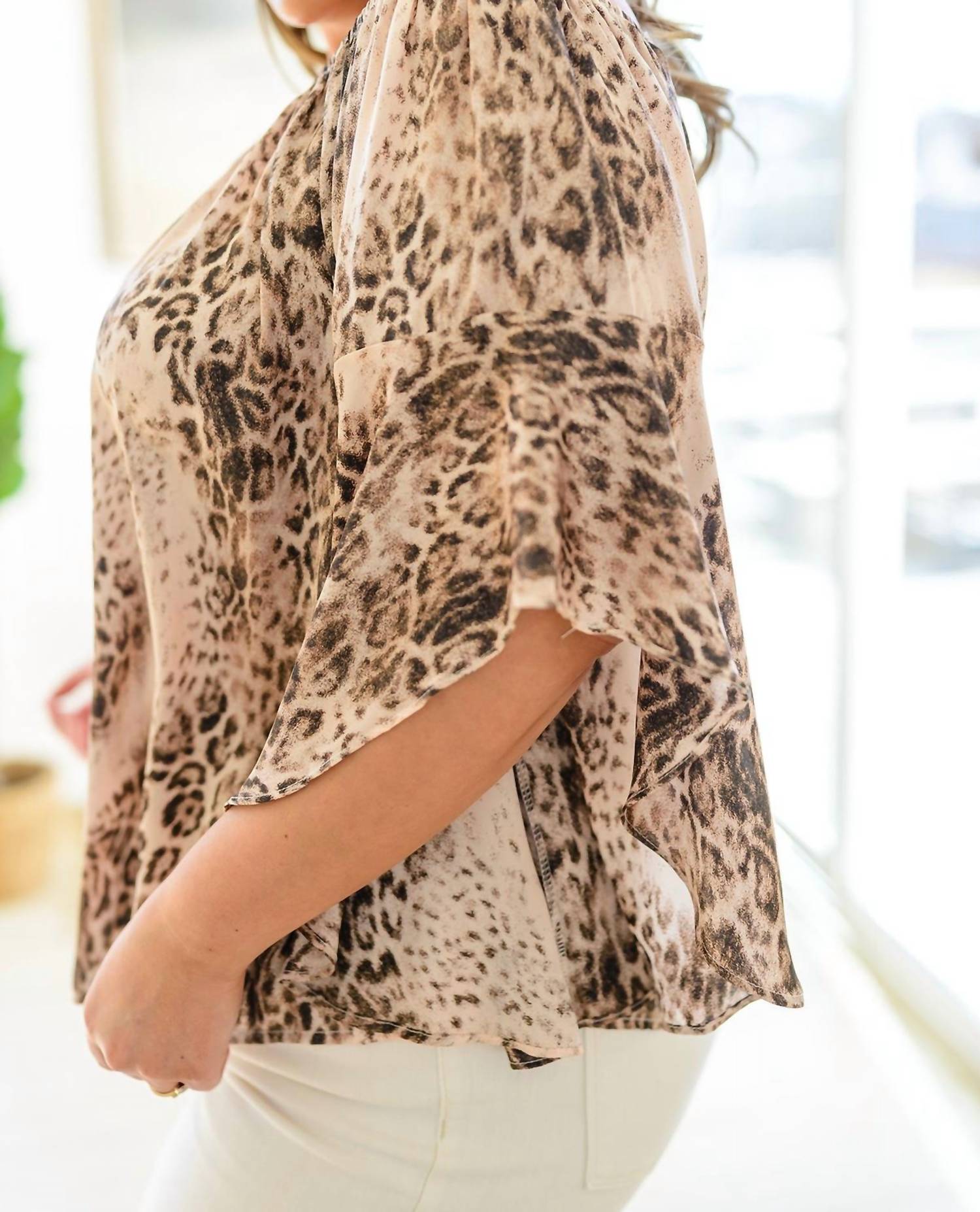 Andree By Unit - Romance Animal Print Blouse