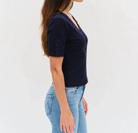 Six/Fifty - Miko V-neck Top