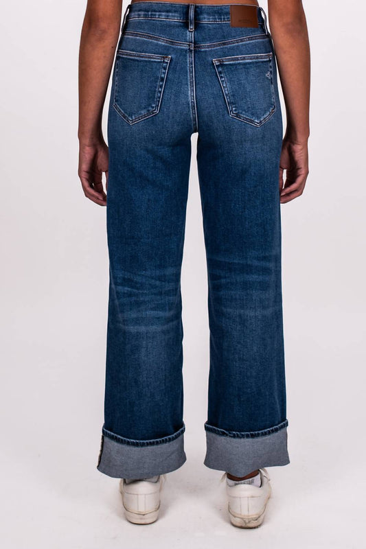 Hidden - Logan High Rise Dad Cuff Jean