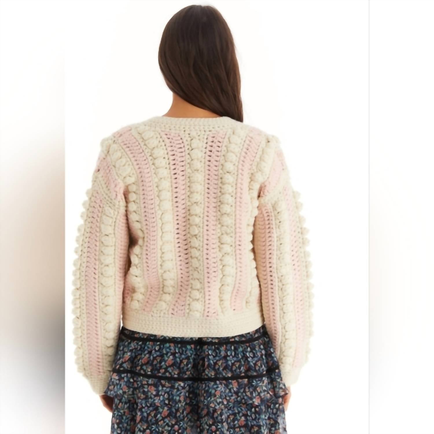 Allison New York - Crochet Bomber Jacket