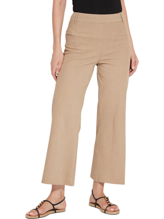 Lysse - HIGH WAIST NO SIDE SEAM WIDE LEG PANTS