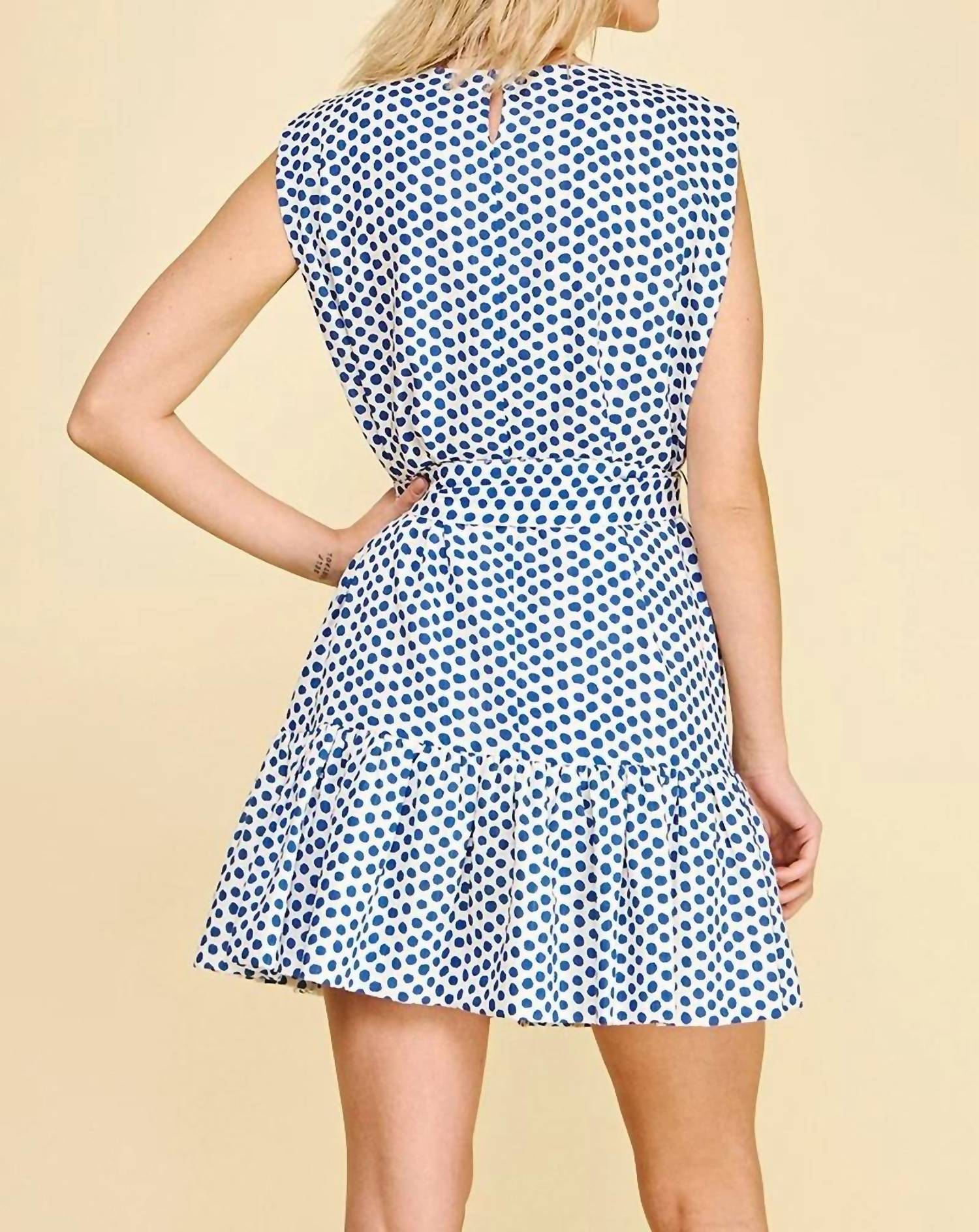 Pinch - Polka Dot Tiered Mini Dress