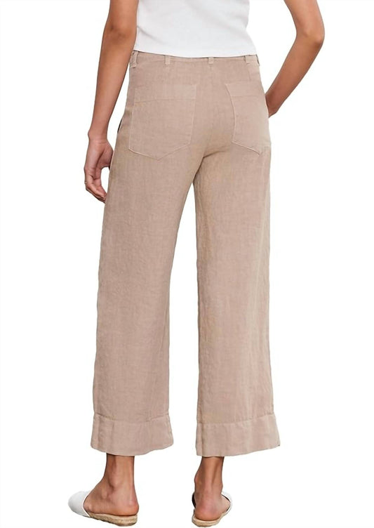 Velvet By Graham & Spencer - Dru Heavy Linen Pant