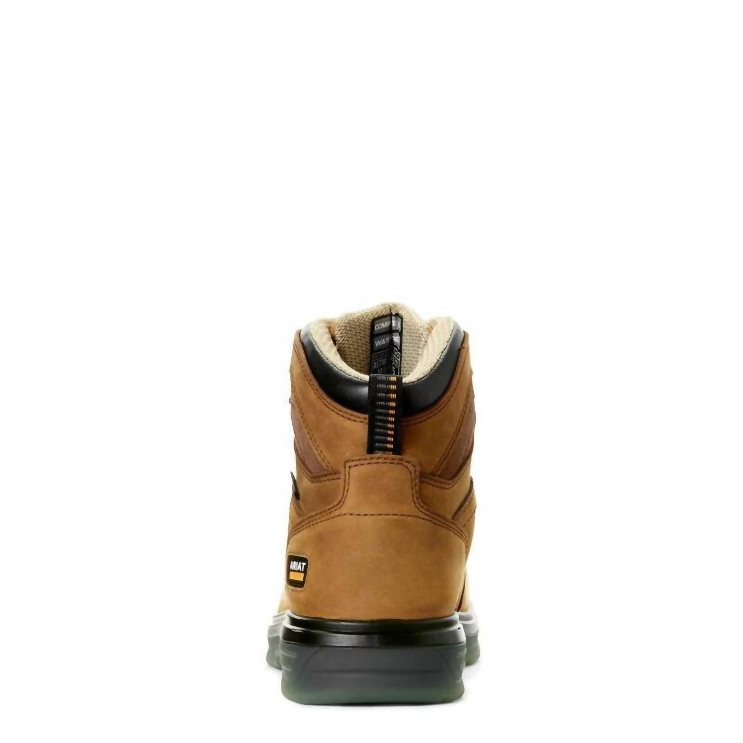ARIAT Men's Turbo 6" H20 Waterproof Pro Work Boot in aged bark - men's boots - alternate view
