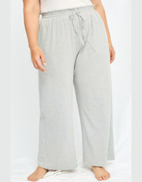 Hayden La - Ribbed Paperbag Wide Leg Pants