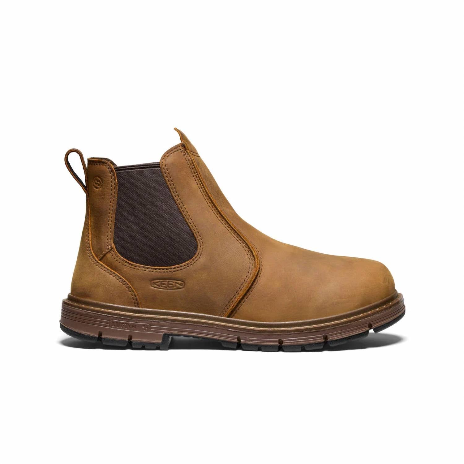 Keen - Women's Belgian Gum Soft Toe San Jose 90° Heel Work Boot
