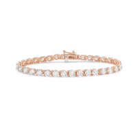 Diana M Jewels - Women's Round Lab-Grown Diamond Jewelry Bracelet (7.00 Ct) - Elegant