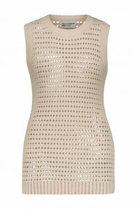 Matthew Bruch - Knit Mesh Tank Mini Dress