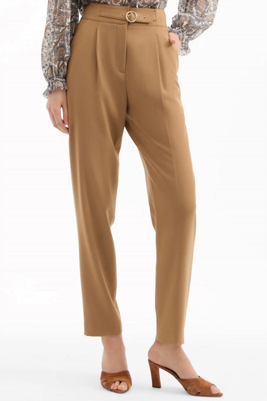 Veronica Beard - Wisteria Cropped High-waisted Belted Pant