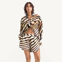 Vitamin A - Playa Linen Boyfriend Shirt