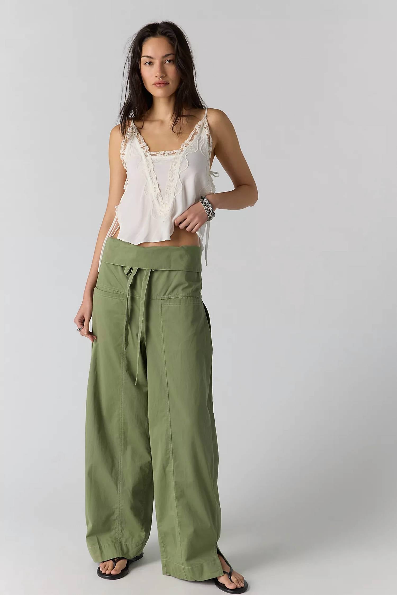 Free People - Fisherman Drawcord Pull-On Pants