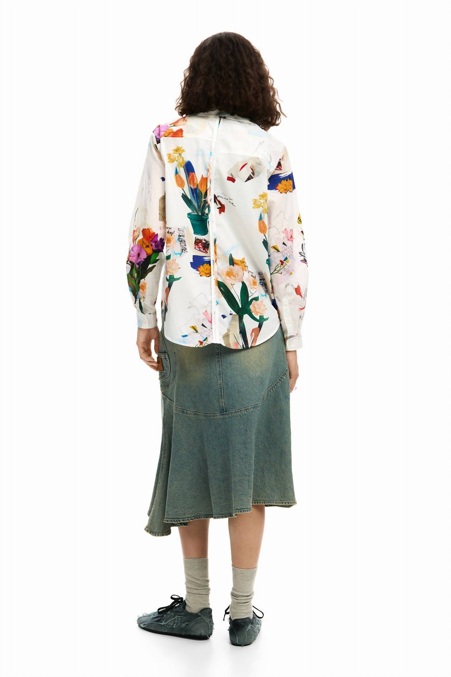 Desigual - Floral Collage Shirt