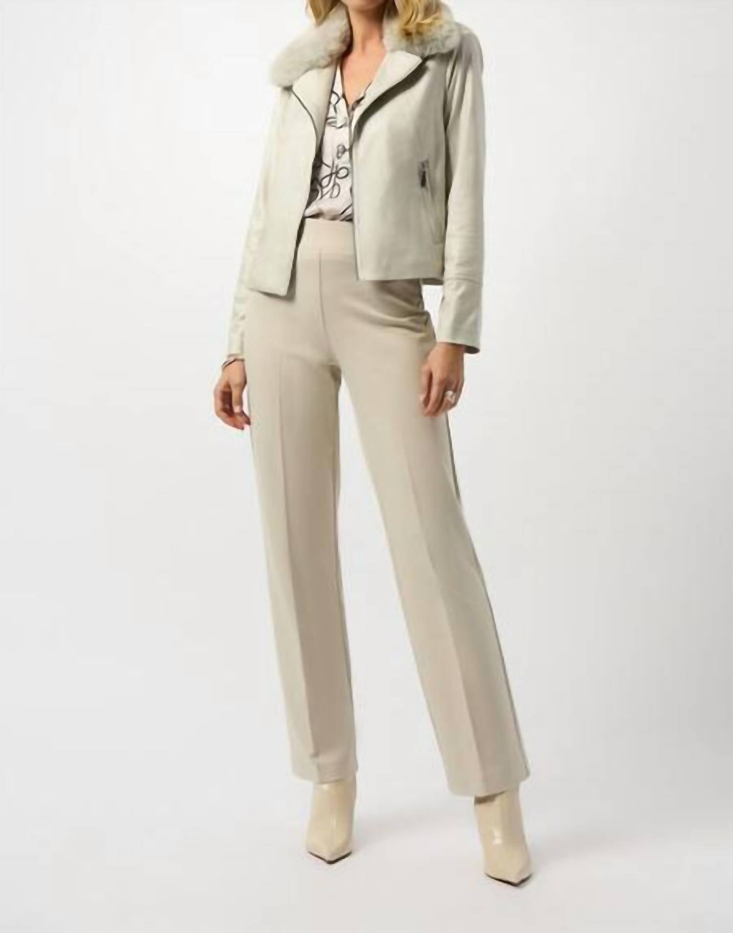 Joseph Ribkoff - Foiled Suede Swing Jacket