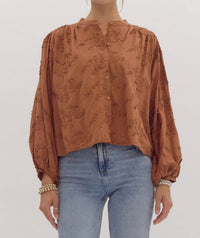 Entro - Dolman Sleeve Oversized Crop Top