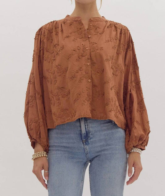Entro - Dolman Sleeve Oversized Crop Top