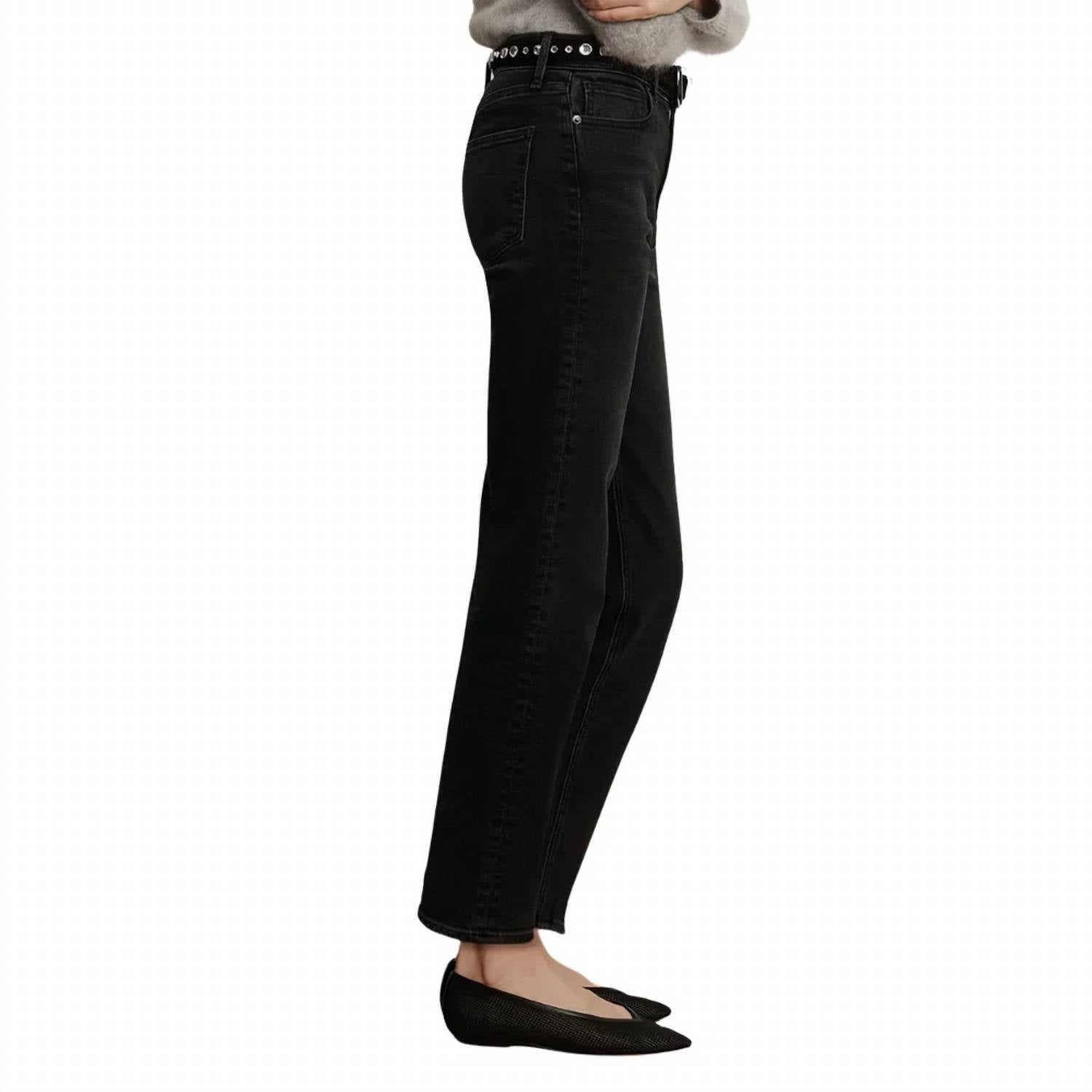 Veronica Beard - Leah Mid Rise Straight Leg Jeans