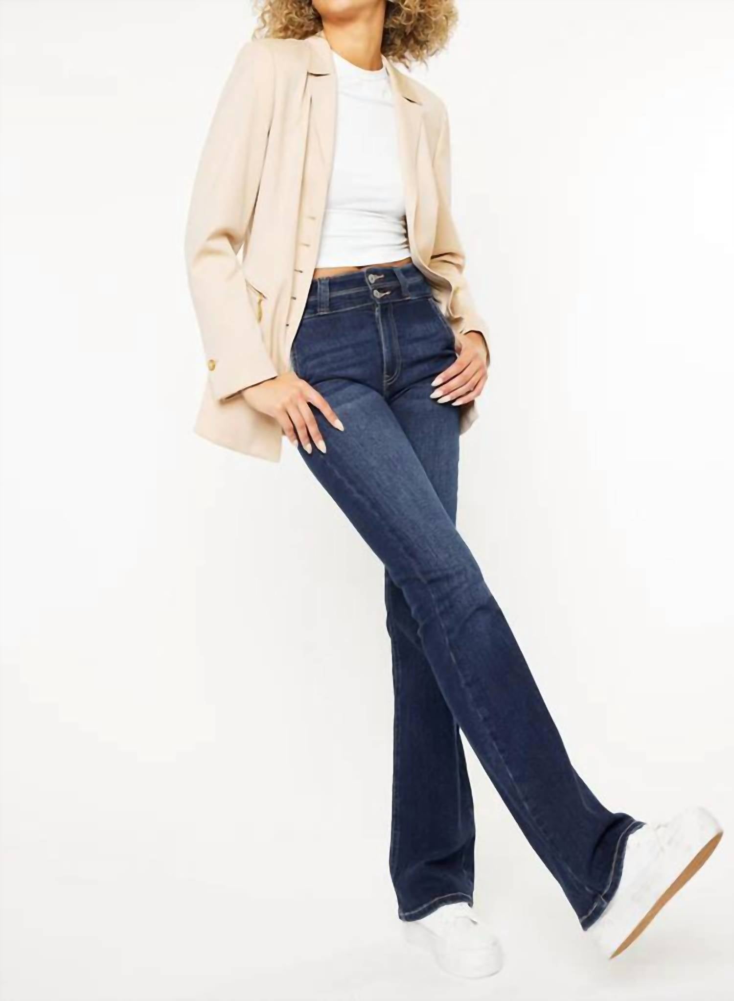 Kancan - High Rise Bootcut Jeans