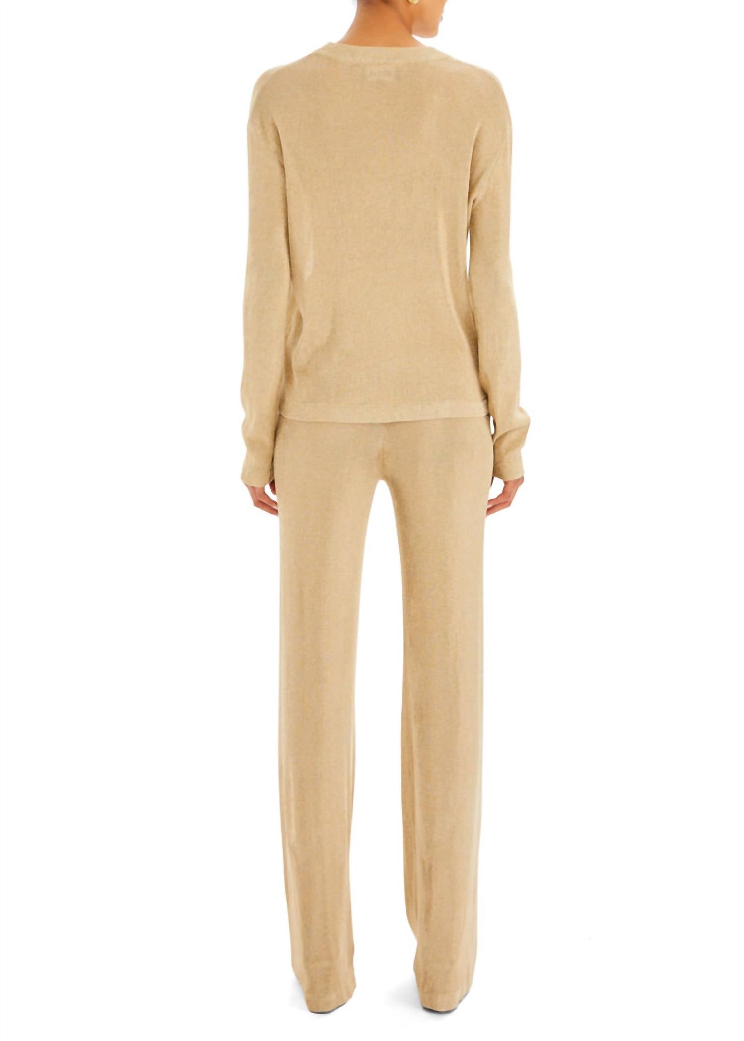 Ser.O.Ya - Sheldon Metallic Knit Pant