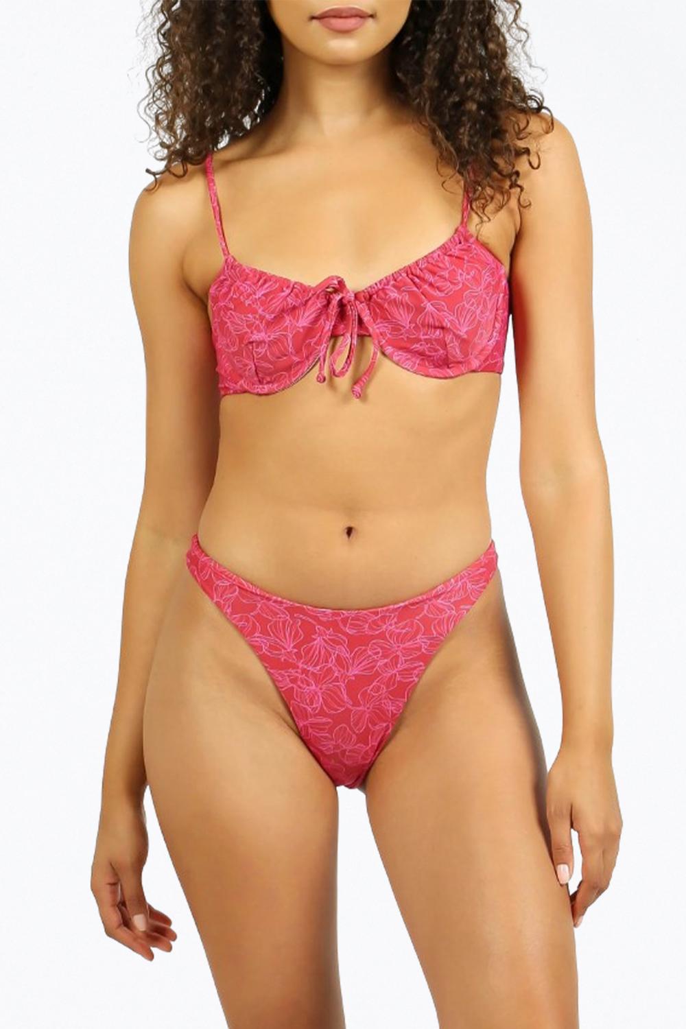 PORTUGAL HIGH-LEG BIKINI BOTTOM