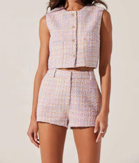 Astr - Wynn Tweed Vest
