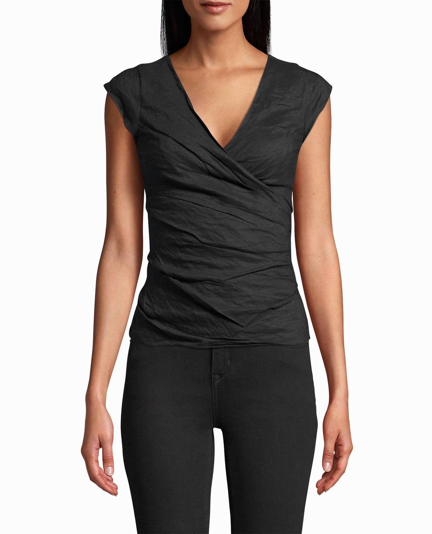 Nicole Miller - Cotton Metal Logan Top