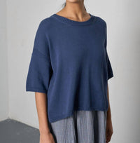 Bibi - Lisa Boxy Knitted Top