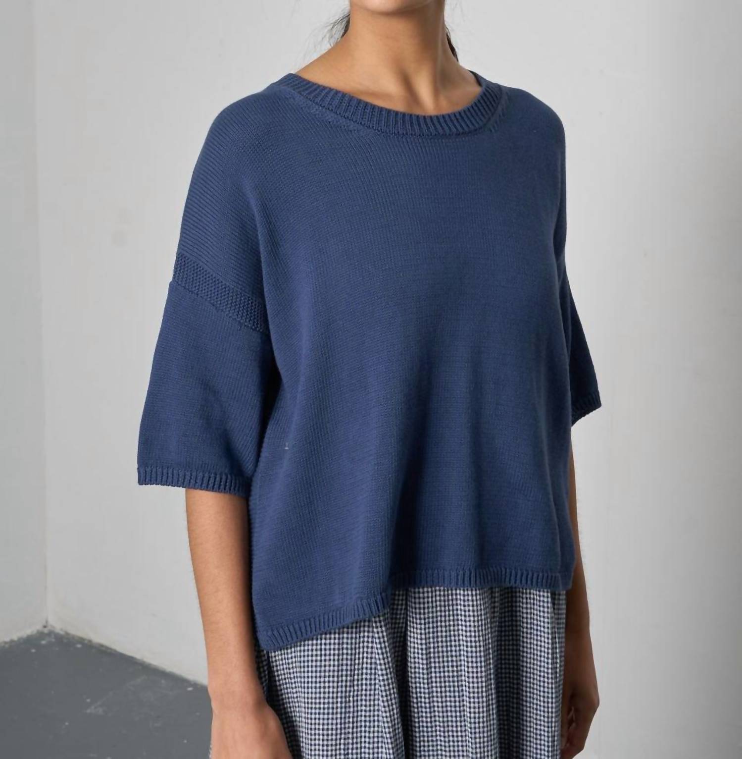 Bibi - Lisa Boxy Knitted Top