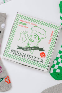 123 Amore - Women's Veggie Pizza 4-Set Sock