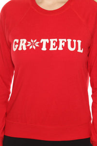 Pj Salvage - Grateful Long Sleeve Lounge Top