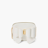 Like Dreams - Women's Mini Boxy Bow Vegan Crossbody Bag