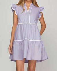 She + Sky - Danvers Tiered Mini Dress