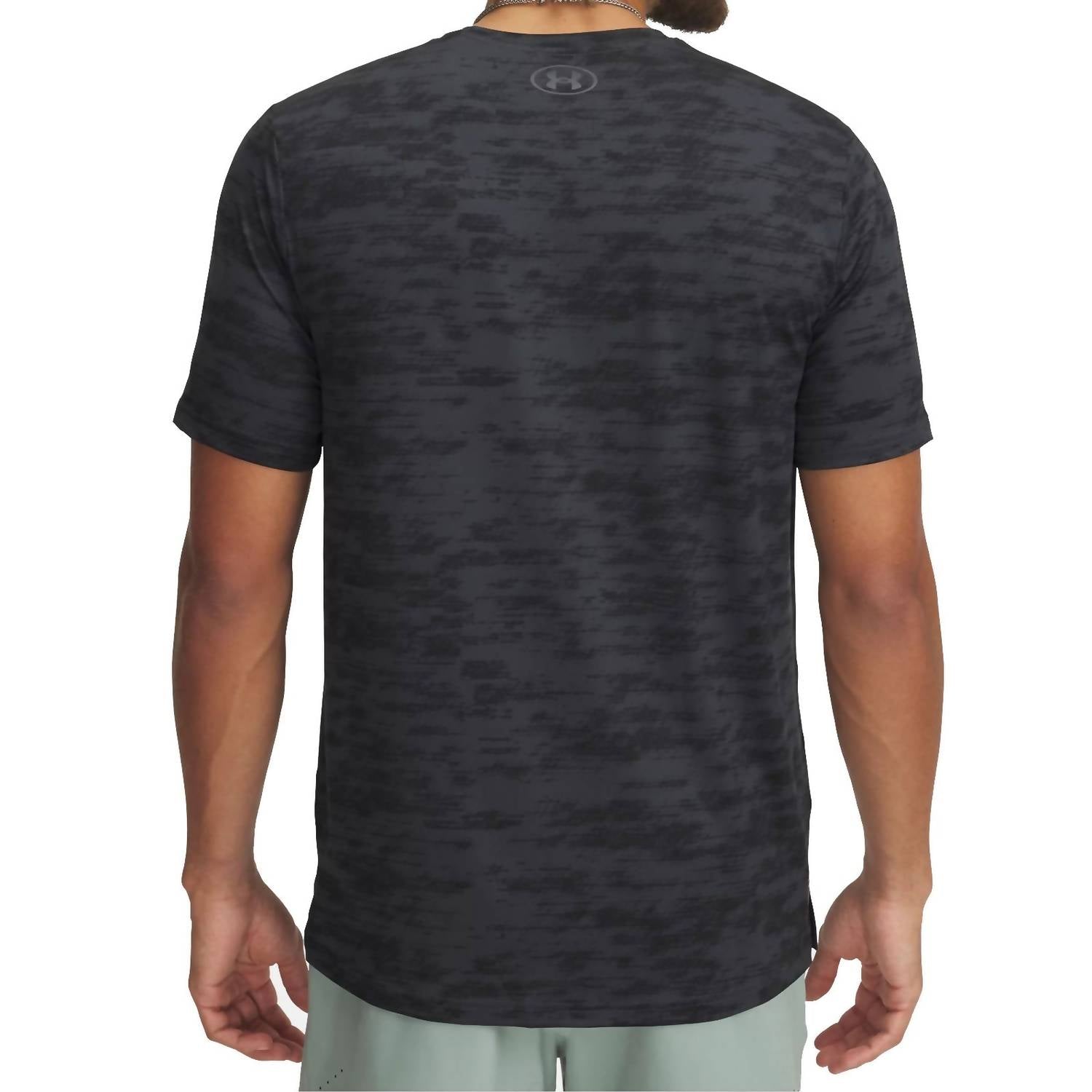 UNDER ARMOUR Vanish Energy Printed Shirt Top in anthracite - men's t-shirt - detail view