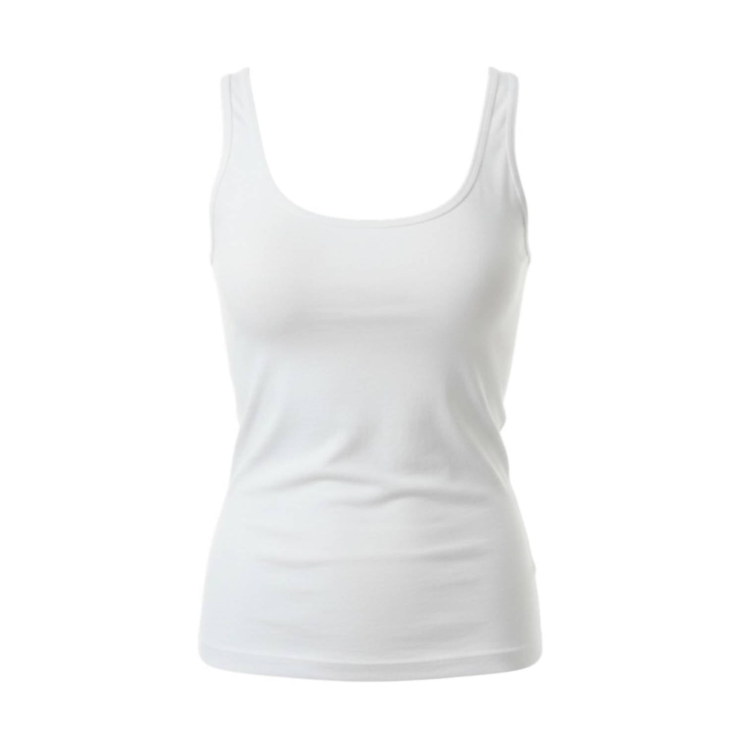 Ambar - Square Neck Slim Fit Tank Top