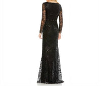 Mac Duggal - Embellished Lace Mermaid Gown