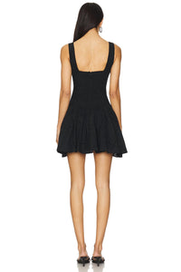 We Wore What - Corset Peplum Mini Dress