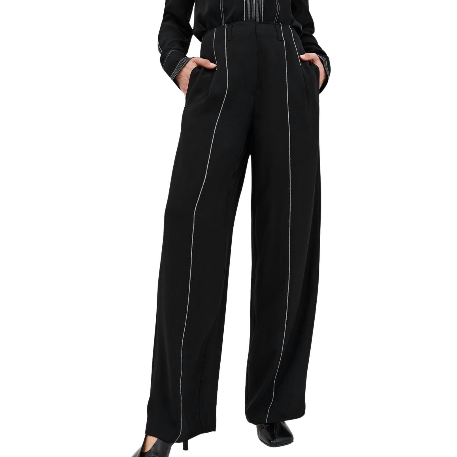 Ulla Johnson Women's Delvine Pant in noir - women's pants