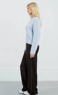 Lili Sidonio - Miah Frost Plush Crewneck Sweater