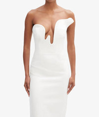 BARDOT Rosalyn Midi Dress in white - women's dress - alternate view