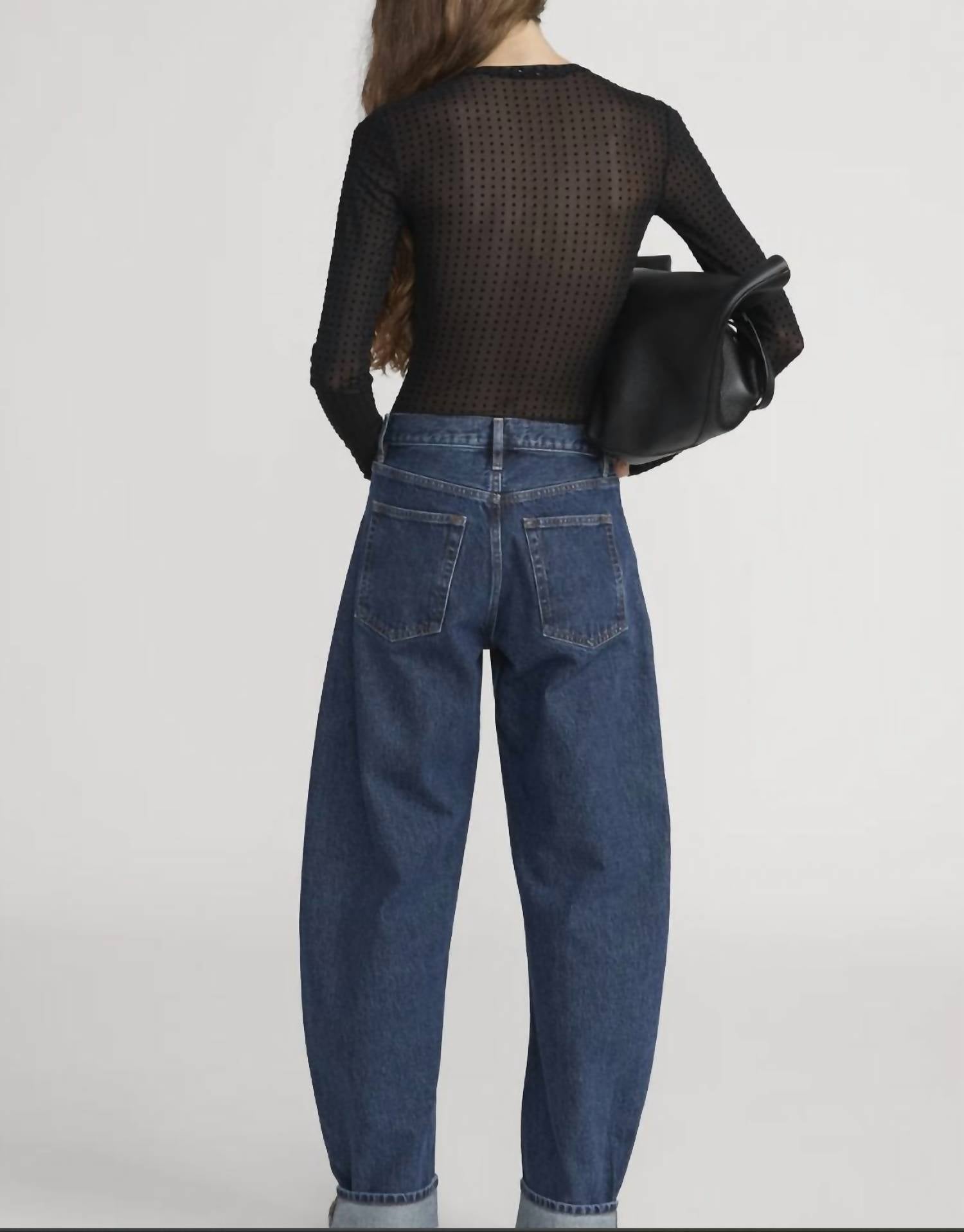 Frame - Mesh Polka Dot Top