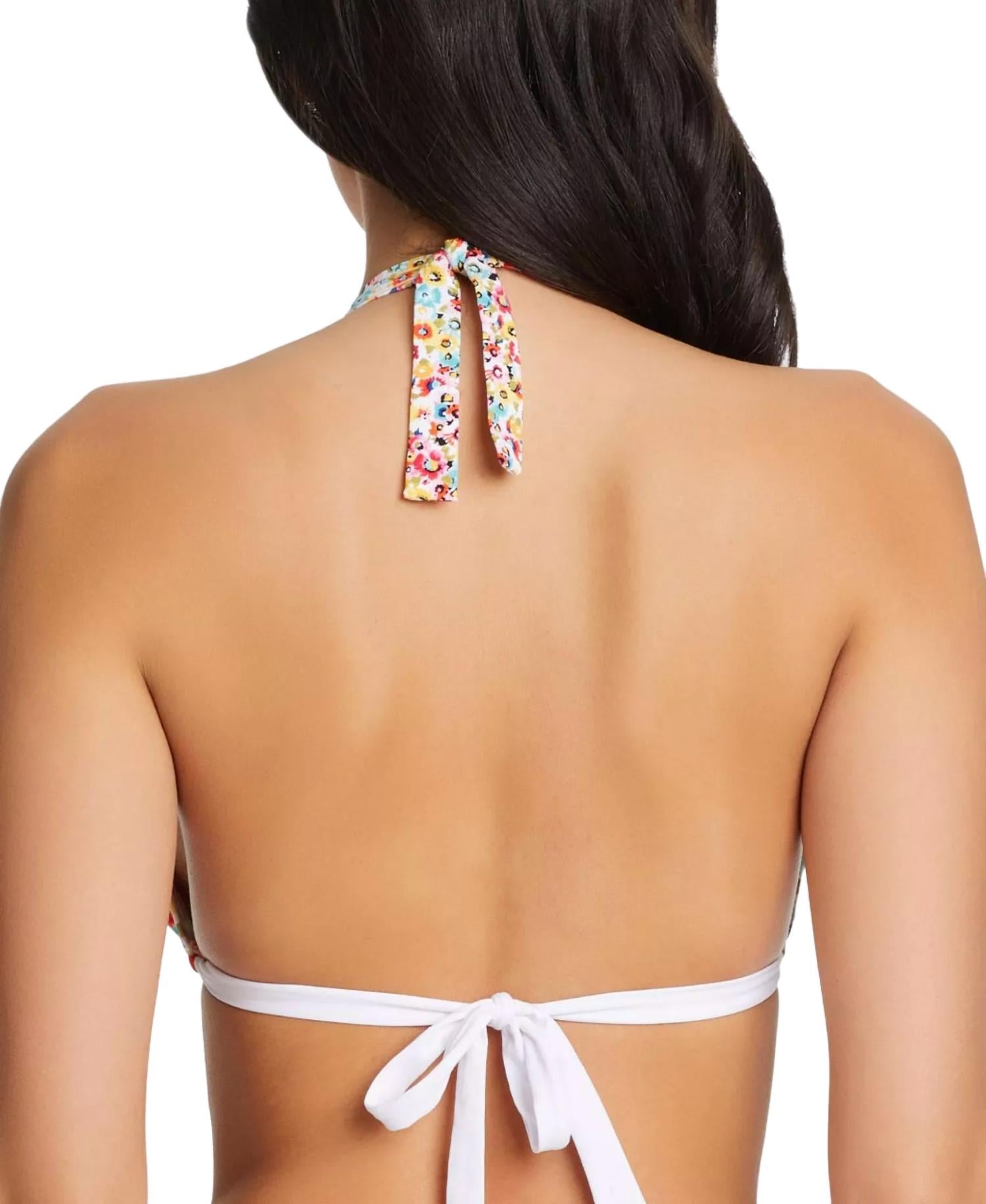Bleu Rod Beattie - Printed Triangle Bikini Top
