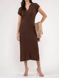 Blu Pepper - Knit Midi Dress