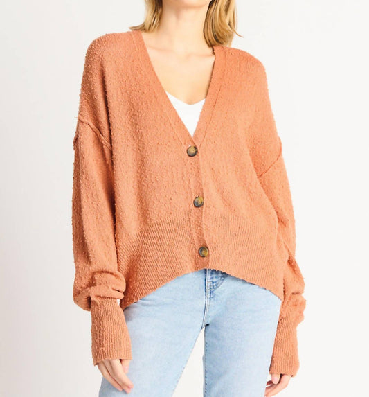 Dex - BOUCLE BUTTON FRONT CARDIGAN