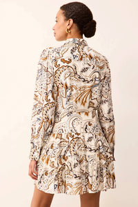 Marie Oliver Ulanie Mini Dress in trinity - women's dress - alternate view