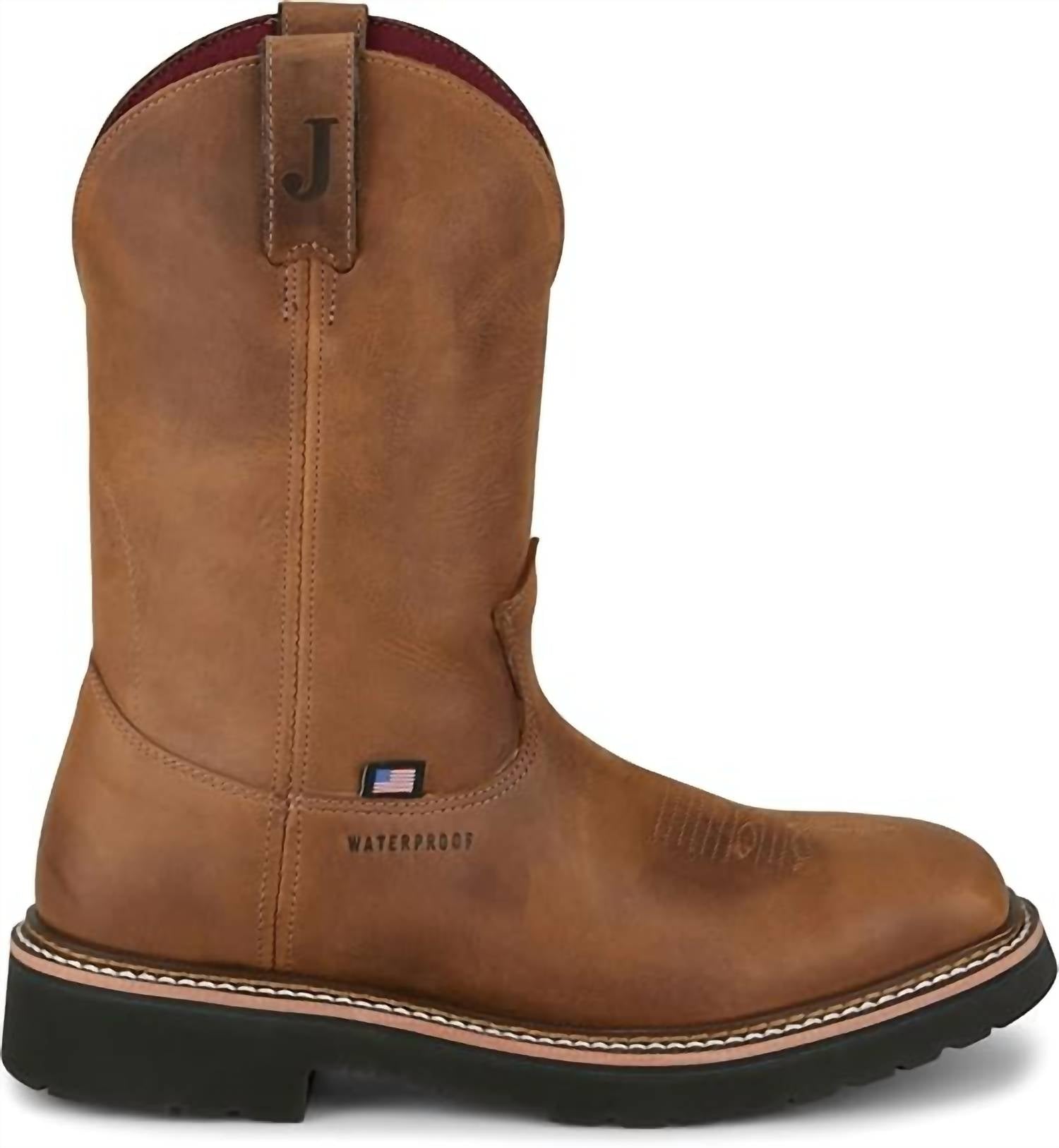 Justin Boots - Men's Square Toe Western Boots