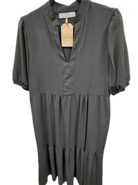 Pixi + Ivy Women's Long Tier Dress in black - women's dress