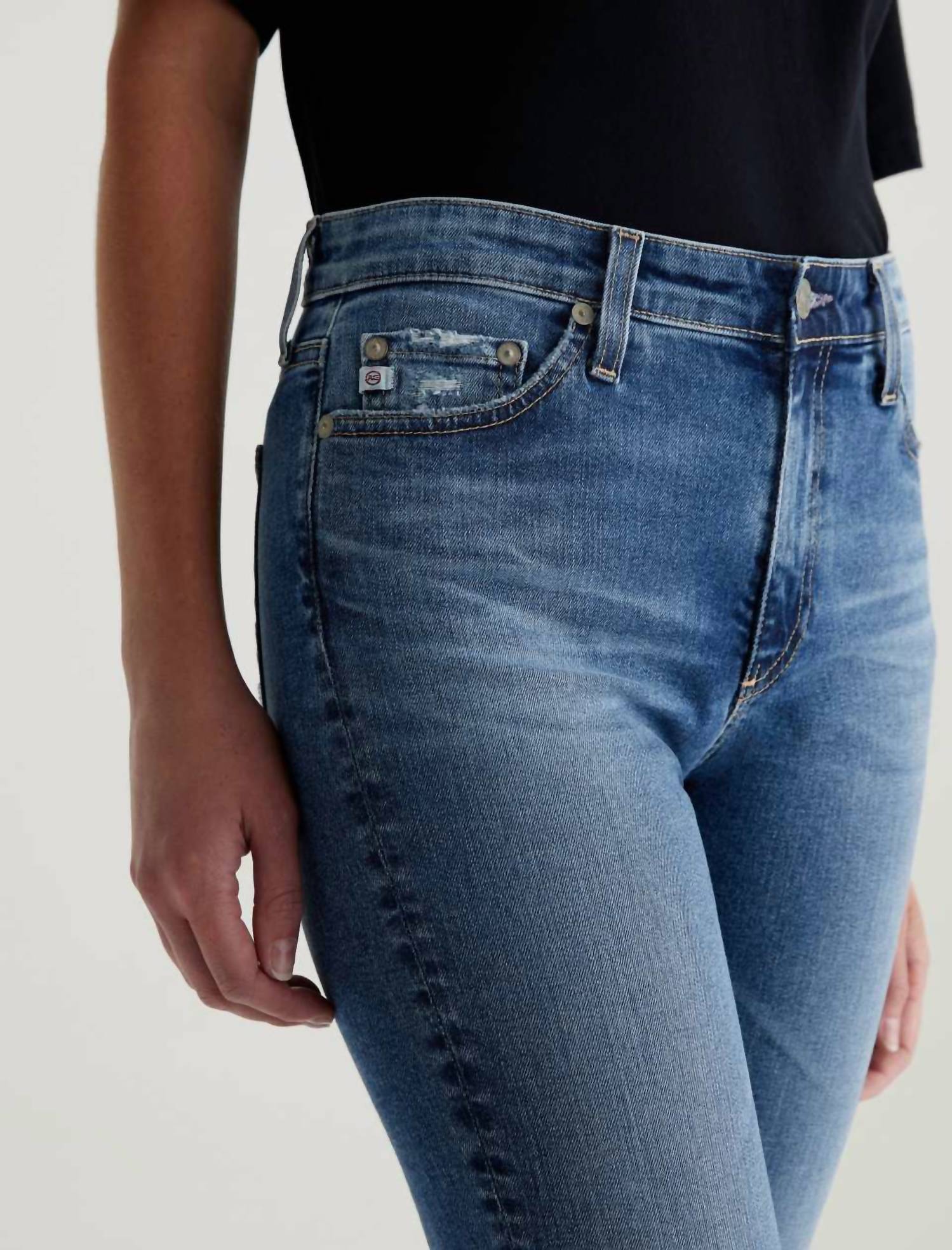 Ag Jeans - Mari Mid-rise Slim Straight Denim