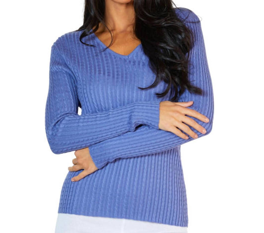 Angel Apparel - Braided V-Neck Top