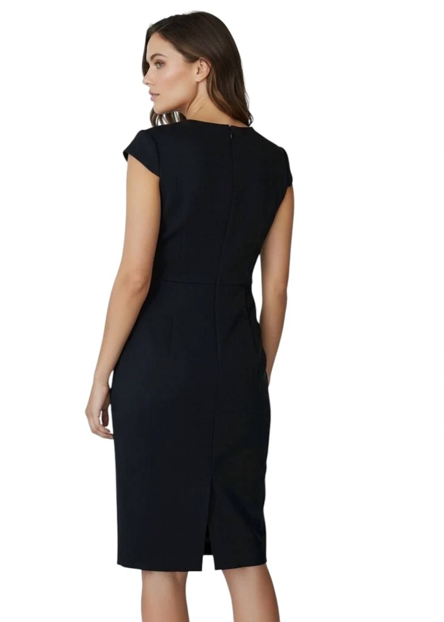 Talbot Runhof - Cap Sleeve Midi Dress