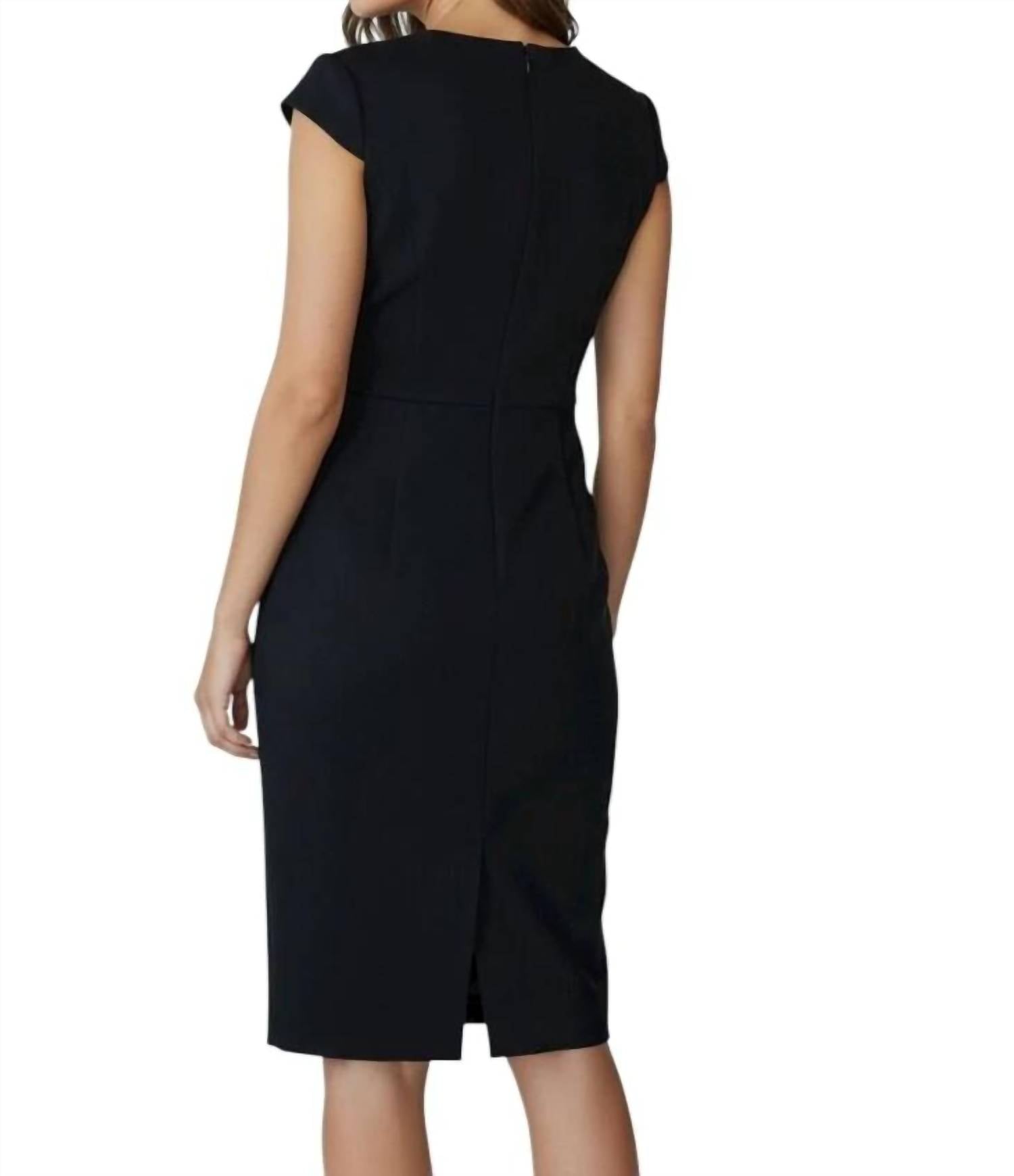 Talbot Runhof - Cap Sleeve Midi Dress