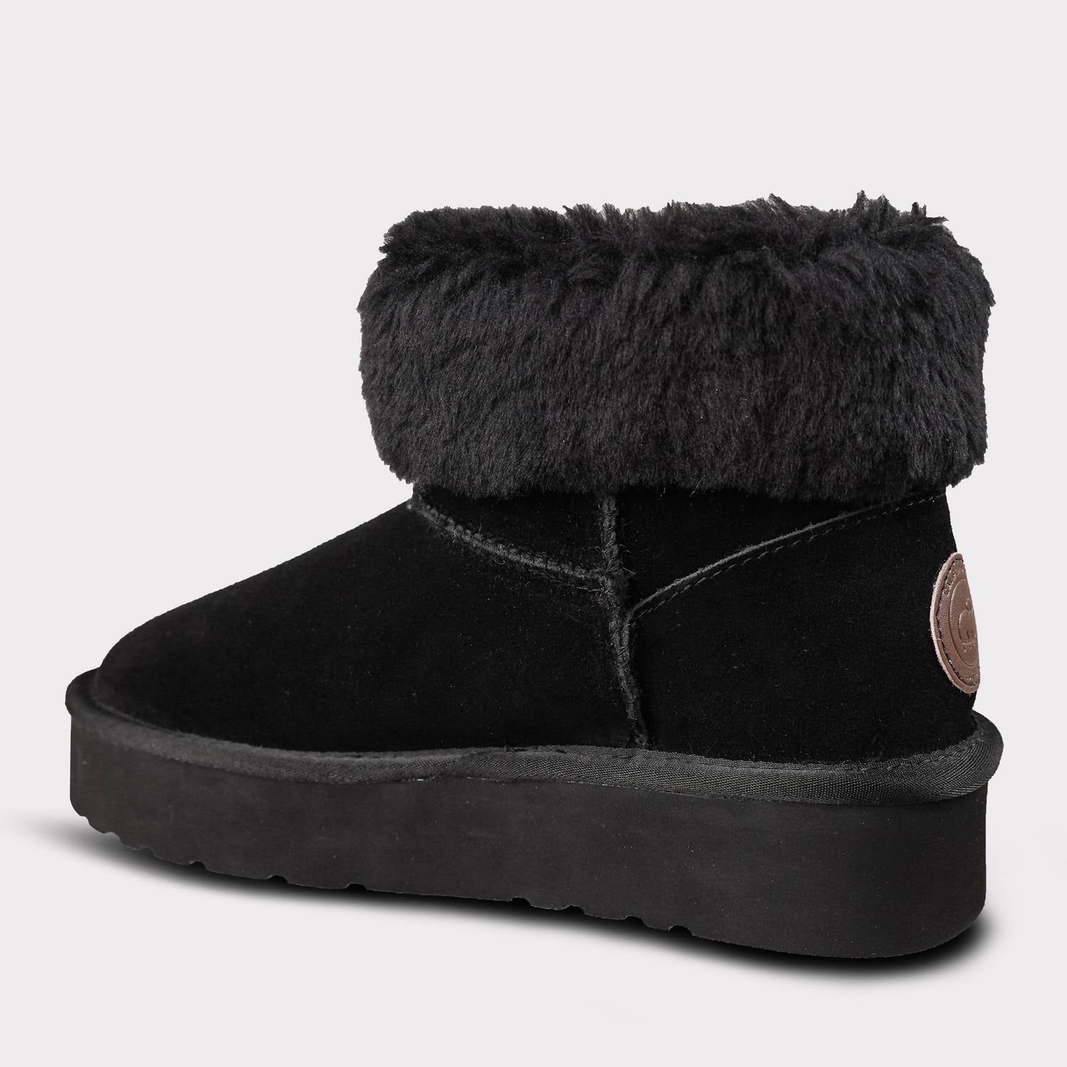 Lamo Women's Amari Suede Platform Boot in black - women's shoe - view 4